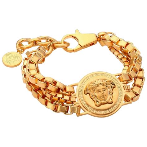 versace triple chain bracelet|All Bracelets .